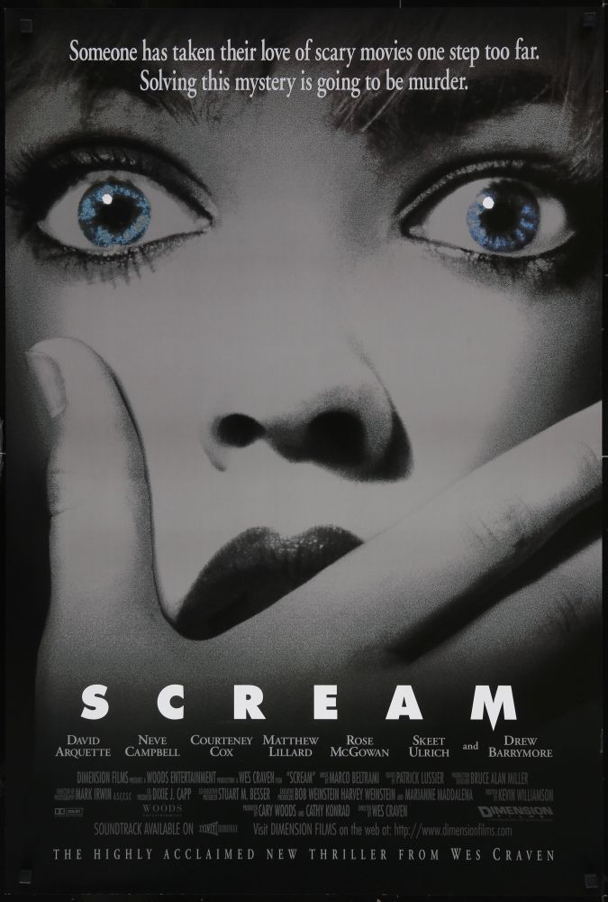 Poster for the film Scream

#scream1996 #wescraven #scream #ghostfacr #matthewlillard #nevecampbell #rosemcgowan