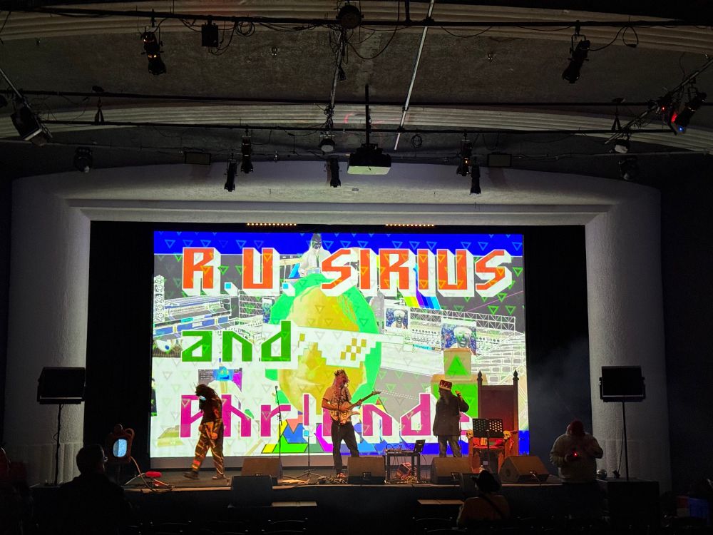 R.U. Sirius and Phriendz, performing at Gray Area