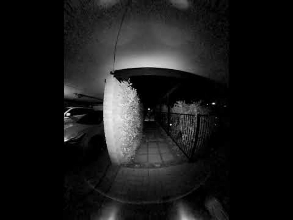 Wemo Smart Video Doorbell Night IR sample