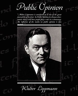 Photo of the cover of Walter Lippman's book, Public Opinion