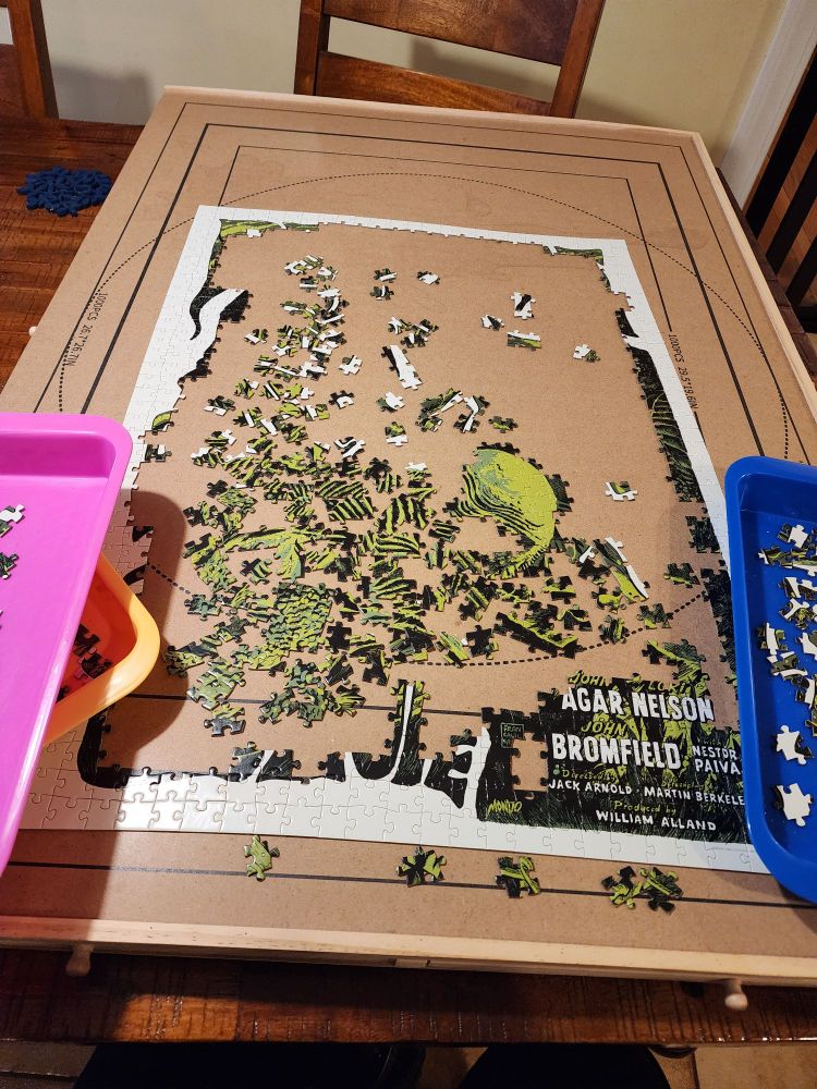 Revenge of the creature jigsaw puzzle by Mondo