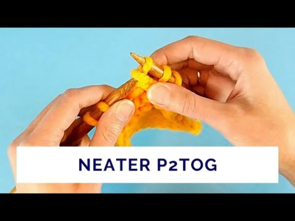 Neater Alternative to "Purl 2 Together"