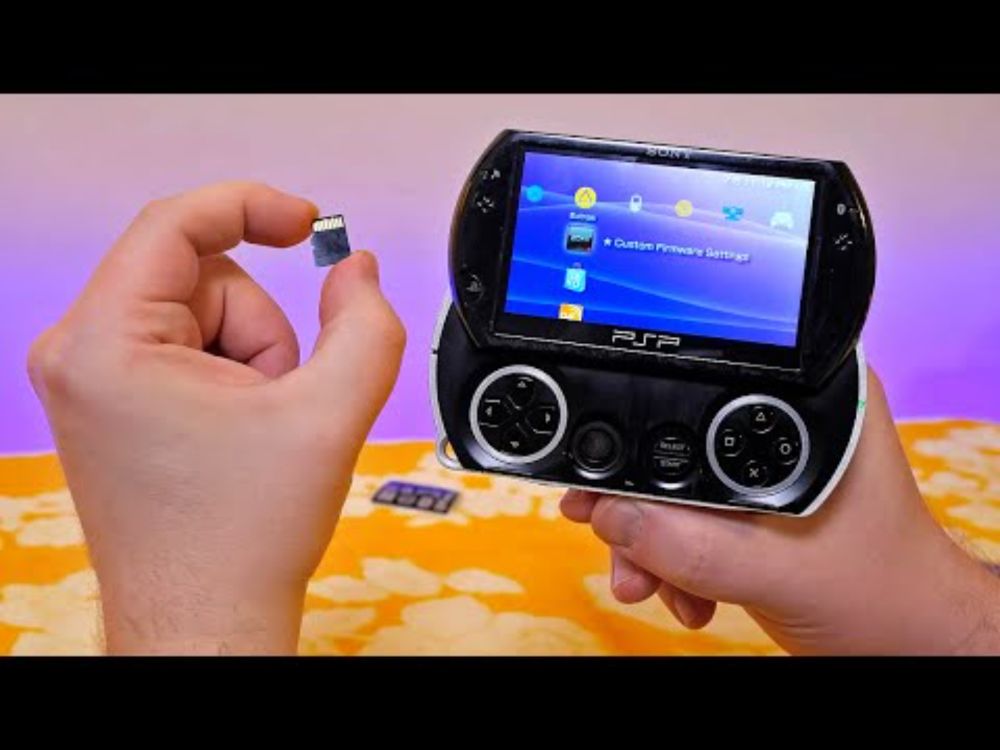 PSP Go Mods - MicroSD Adapter, Permanent Custom Firmware
