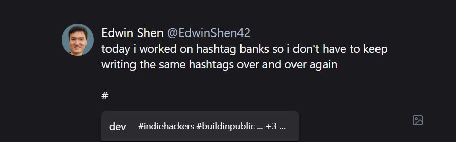 hashtag bank demo