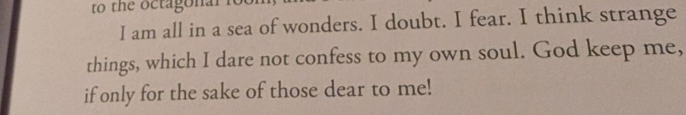 A snippet from Dracula which reads "I am all in a sea of wonders. I doubt. I fear. I think strange things, which I dare not confess to my own soul."