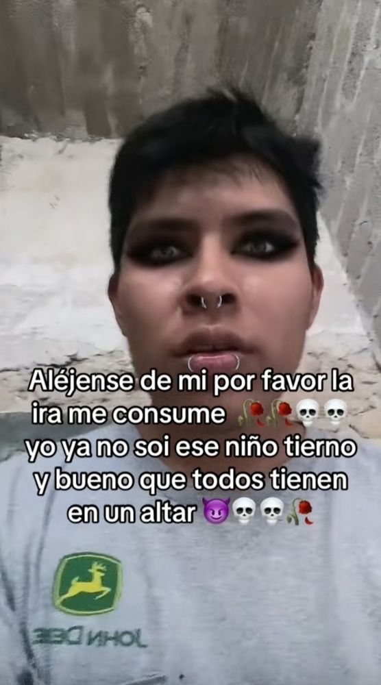 Translation: Please everyone get away from me now that the wrath consumes me.
I'm no longer that good guy and now everyone must worship me.