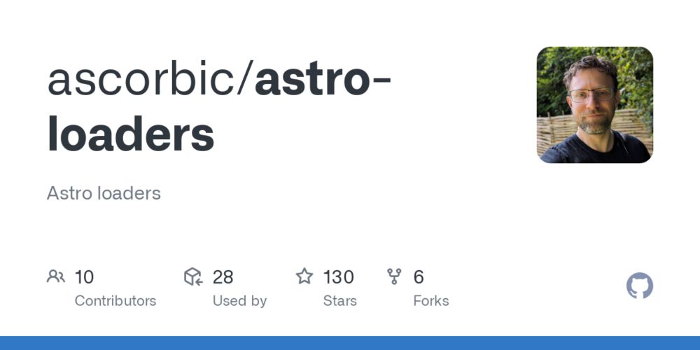 astro-loaders/packages/youtube at main · ascorbic/astro-loaders