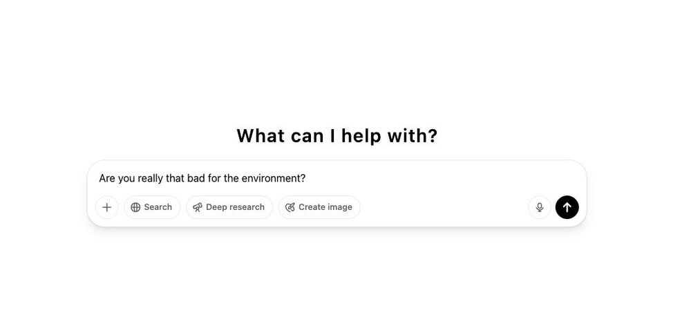 What's the carbon footprint of using ChatGPT?