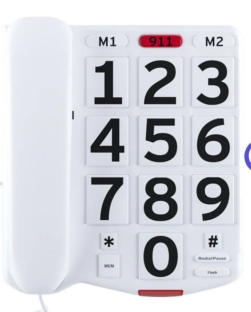 Phone with huge buttons 