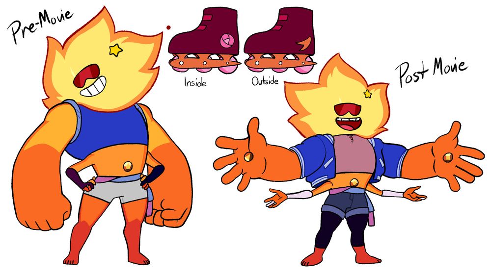 Sunstone, also called Sunny/Sunshine. Her weapon is a set of rollerblades.
