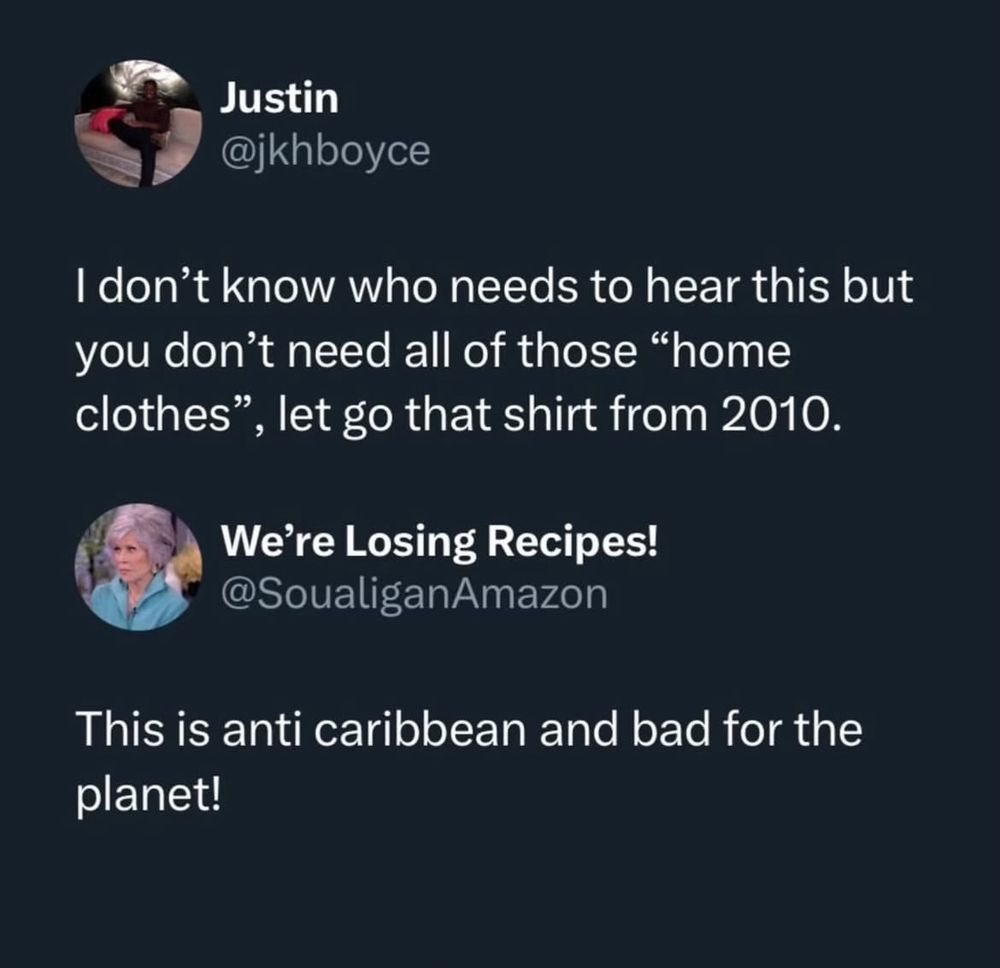 Discouraging comments on Caribbean recycling traditions