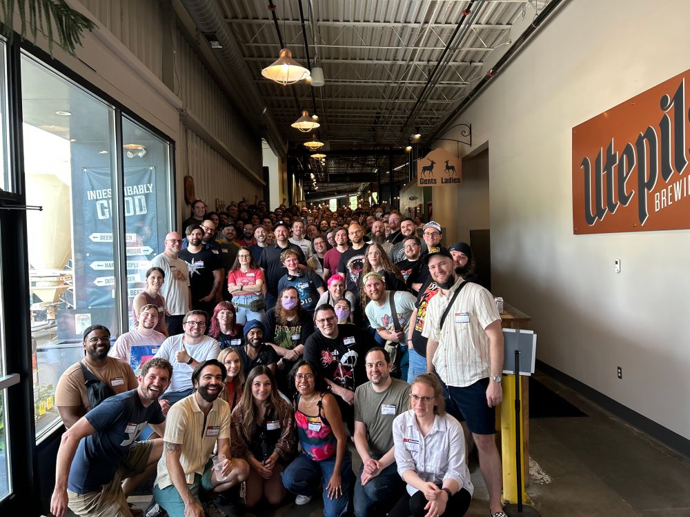 Group photo of everyone who came out to the meetup