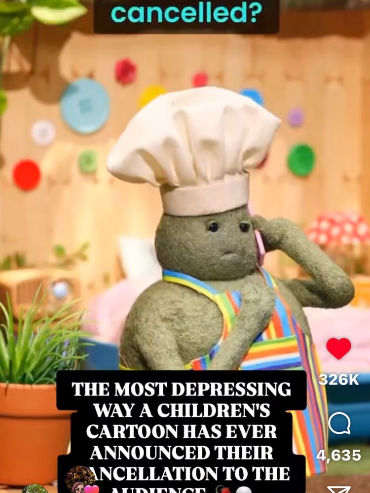 The Tiny Chef Show on Nickelodeon has been cancelled 