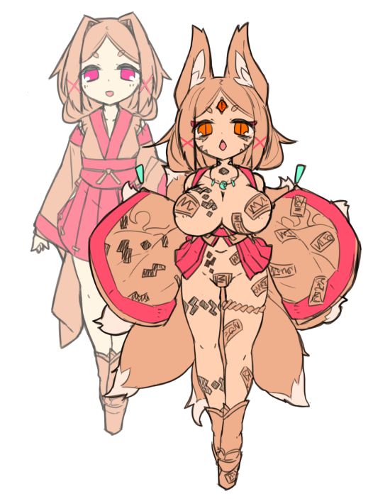 退魔師→九尾