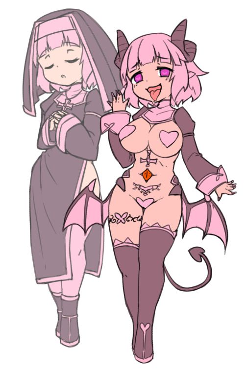 聖職者→淫魔