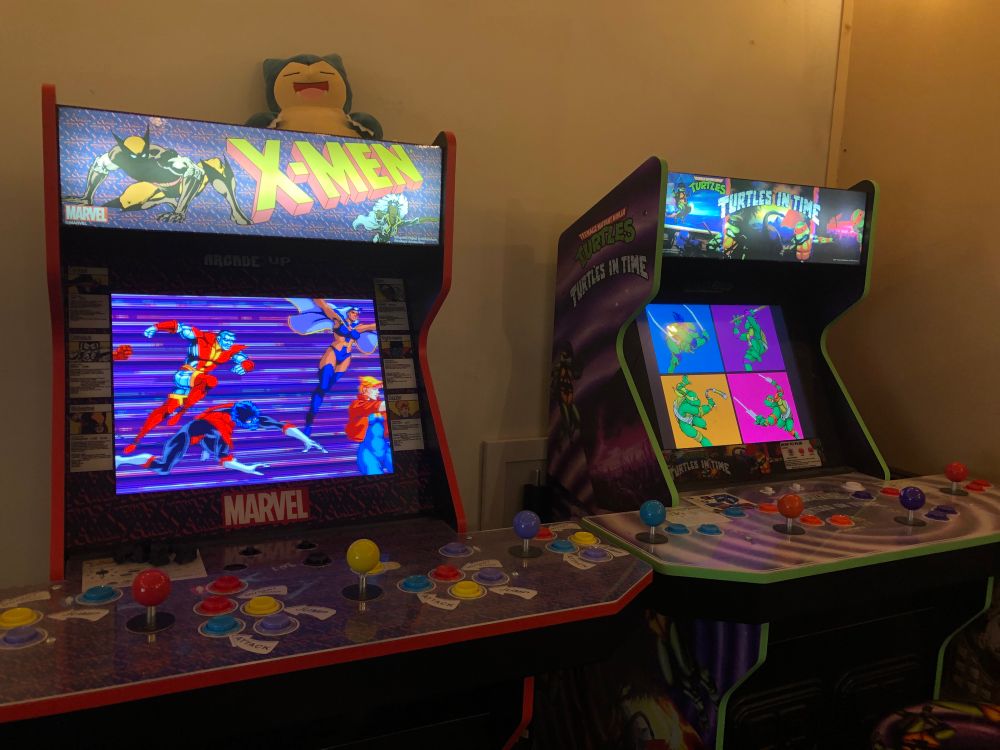 Xmen and TMNT arcade 1up machines