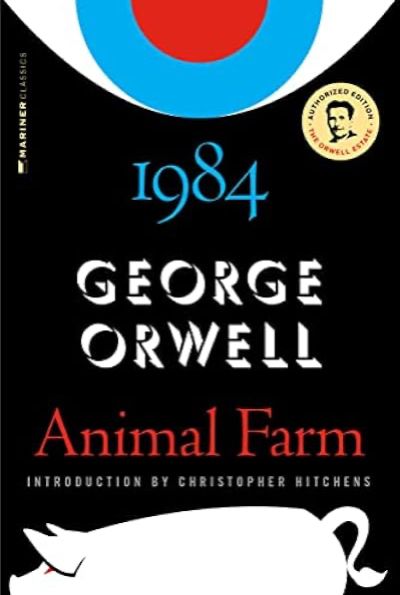 Cover of 1984 and Animal Farm by George Orwell 