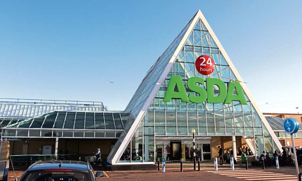 dundee asda milton entrance during the day 