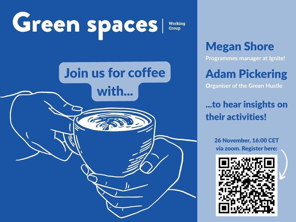 Join us for coffee with...Megan Shore and Adam Pickering, to hear insights on their activities.