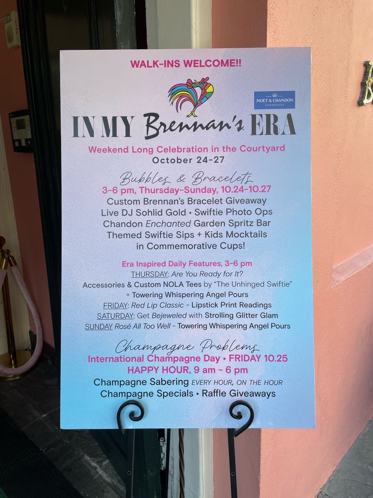 A local NOLA restaurant hosting Taylor Swift inspired events 