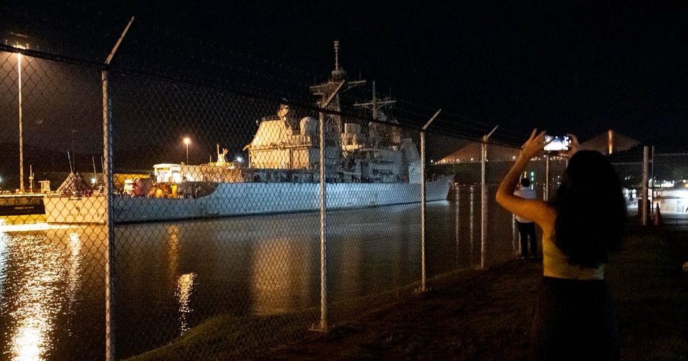 The U.S. has said the deployment of warships to the southern Caribbean, near Venezuela's territorial waters, was an anti-drug trafficking operation.