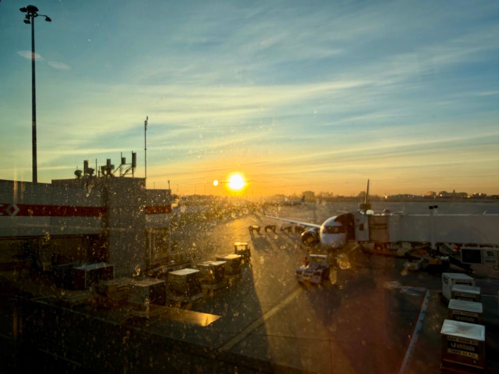 Pearson airport sunrise