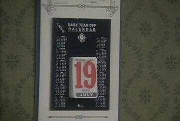 Calendar reading "19th July"