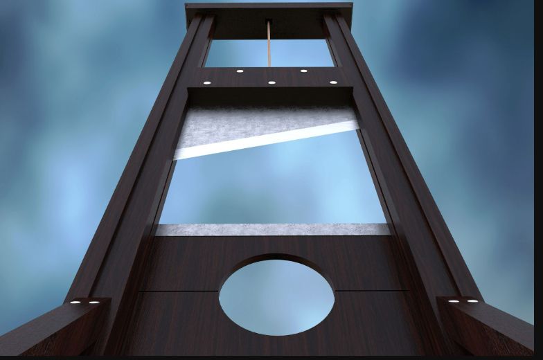 Picture of a guillotine