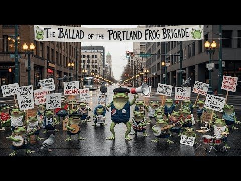 The Ballad of the Portland Frog Brigade / Peaceful protest song
