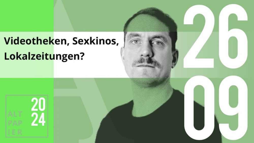 Kolumne: Das Altpapier am 26. September 2024 – Videotheken, Sexkinos, Lokalzeitungen? | MDR.DE