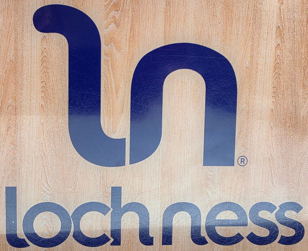 Loch Ness logo, featuring an outline of the Loch Ness monster.