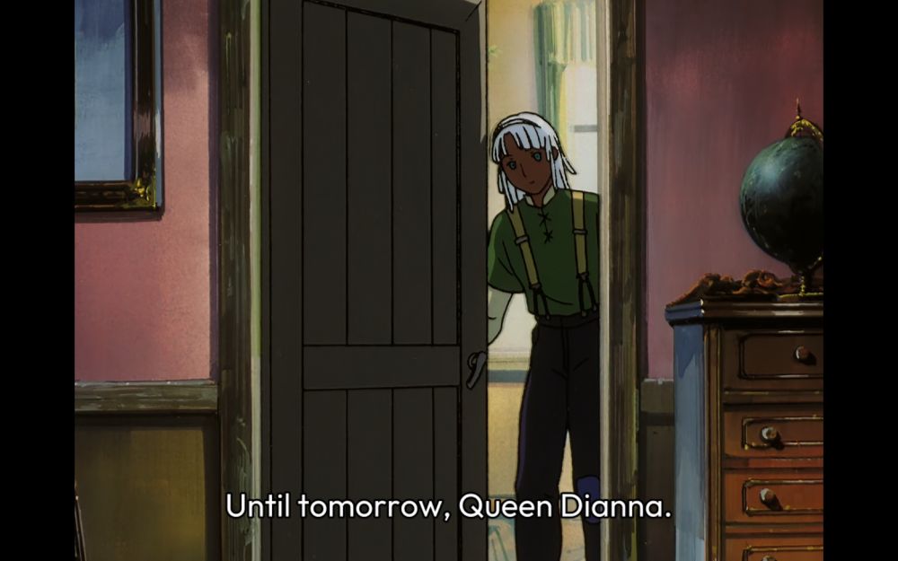 "Until tomorrow, Queen Dianna."