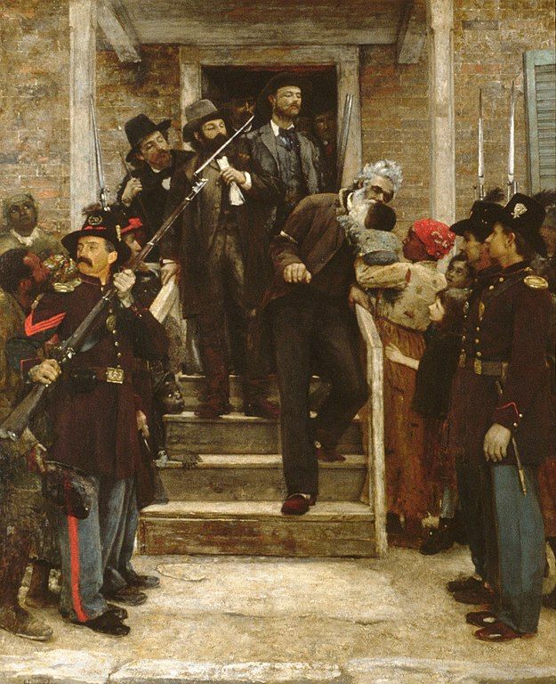 "The Last Moments of John Brown." Painting by Thomas Hovenden, ca. 1882-1884. 