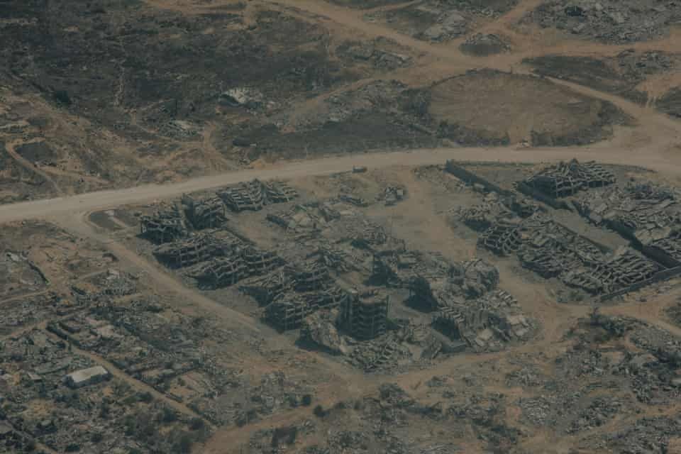 Gaza fotografata dall'alto. 