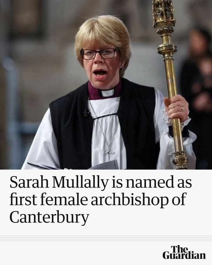 Sarah Mullally eletta Arcivescova di Canterbury. 