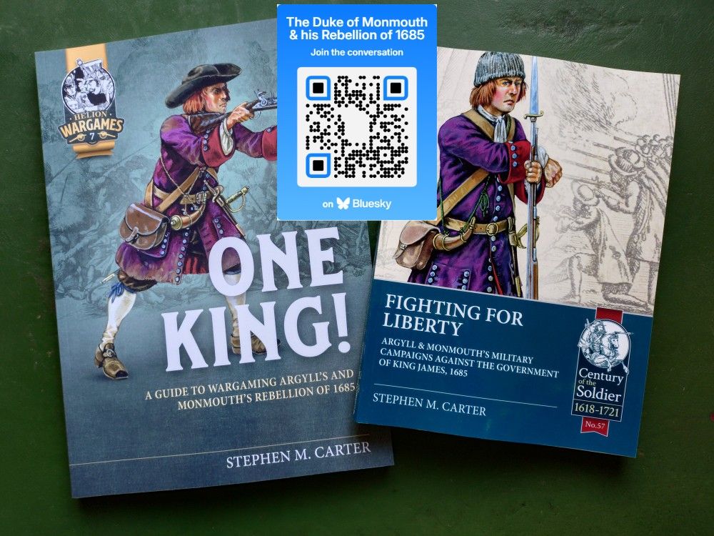 Book covers of Fighting for Liberty & One King available from Helion Publishing.