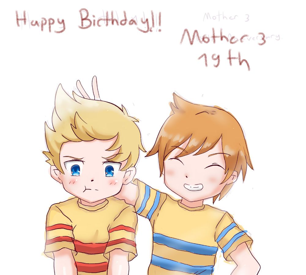 claus, lucas, claus and lucas twins, mother 3, earthbound, mother franchise