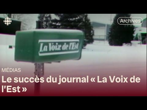 Les 50 ans du journal « La Voix de l’Est » en 1985