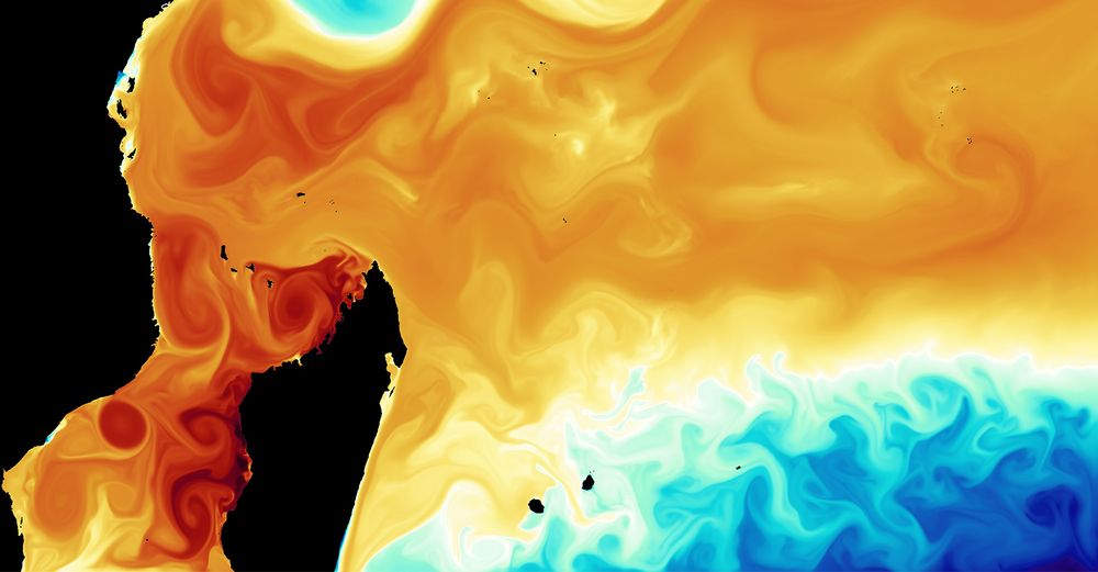 Simulated surface temperatures in the SW Indian Ocean from Vogt-Vincent & Johnson (2023)