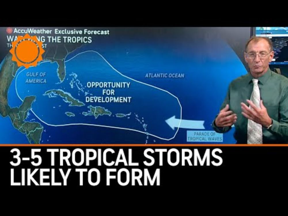BREAKING: 3-5 Tropical Storms in the Atlantic This Month