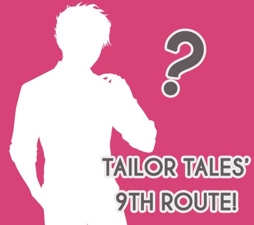 Silhouette of a mysterious male body, next in line for the 9th route of Tailor Tales.
