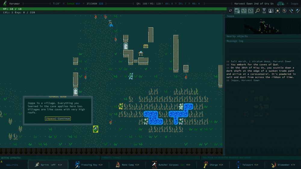 Caves of Qud Tutorial Beta Now Available - FullCleared