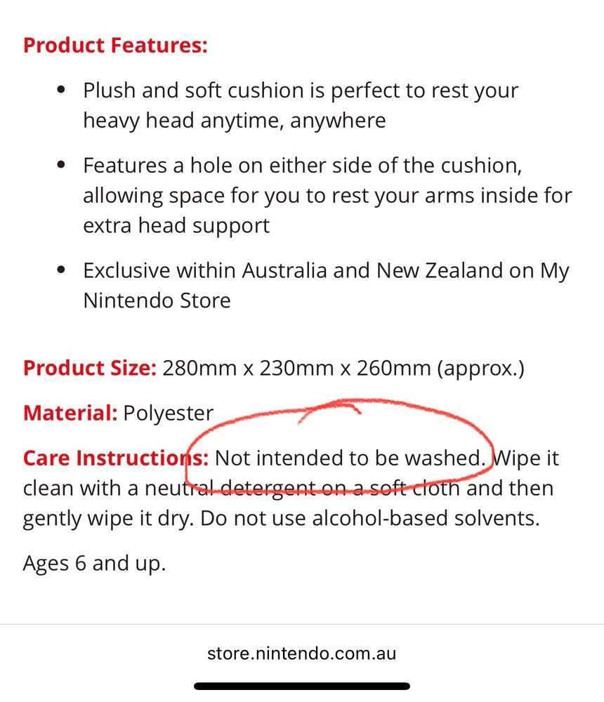 But it can‘t be washed?! What about make-up, natural oils, or what if you‘re a drooler?! Sad.