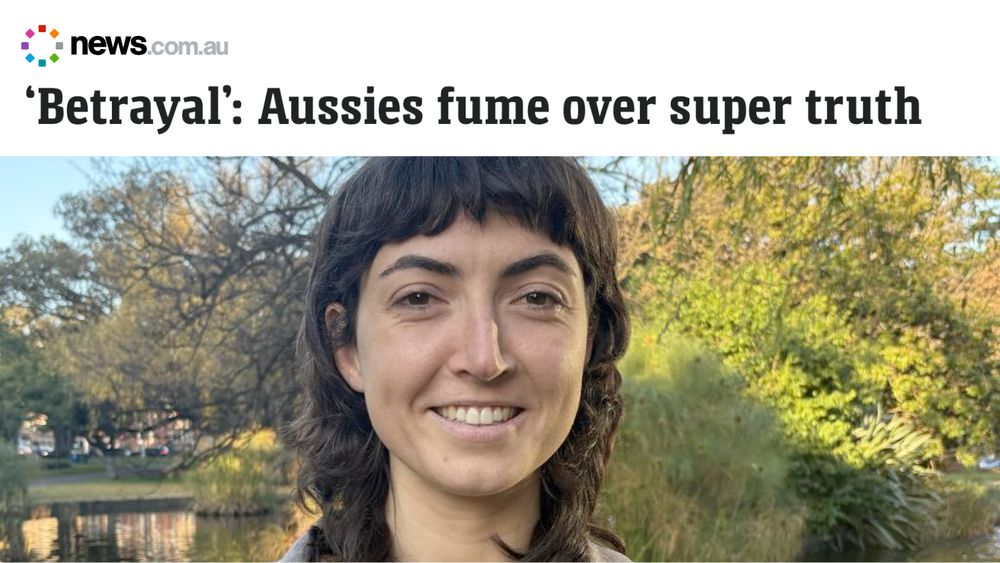 News.com.au headline with a photo of an AustralianSuper member, which says 'Betrayal': Aussies fume over super truth. 

AustralianSuper is one of the largest shareholders in Whitehaven Coal, ignoring climate science and energy transition targets.