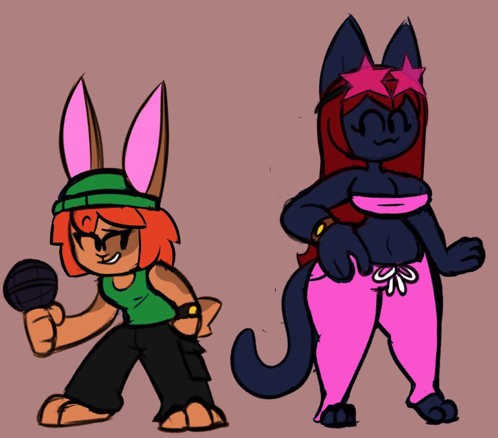 Jake (Bunny) Alissa (Cat)