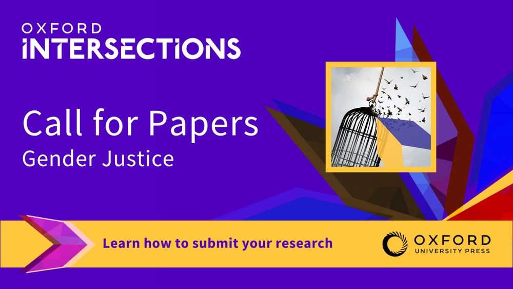 Oxford Intersections: Gender Justice invites abstracts for new articles 
