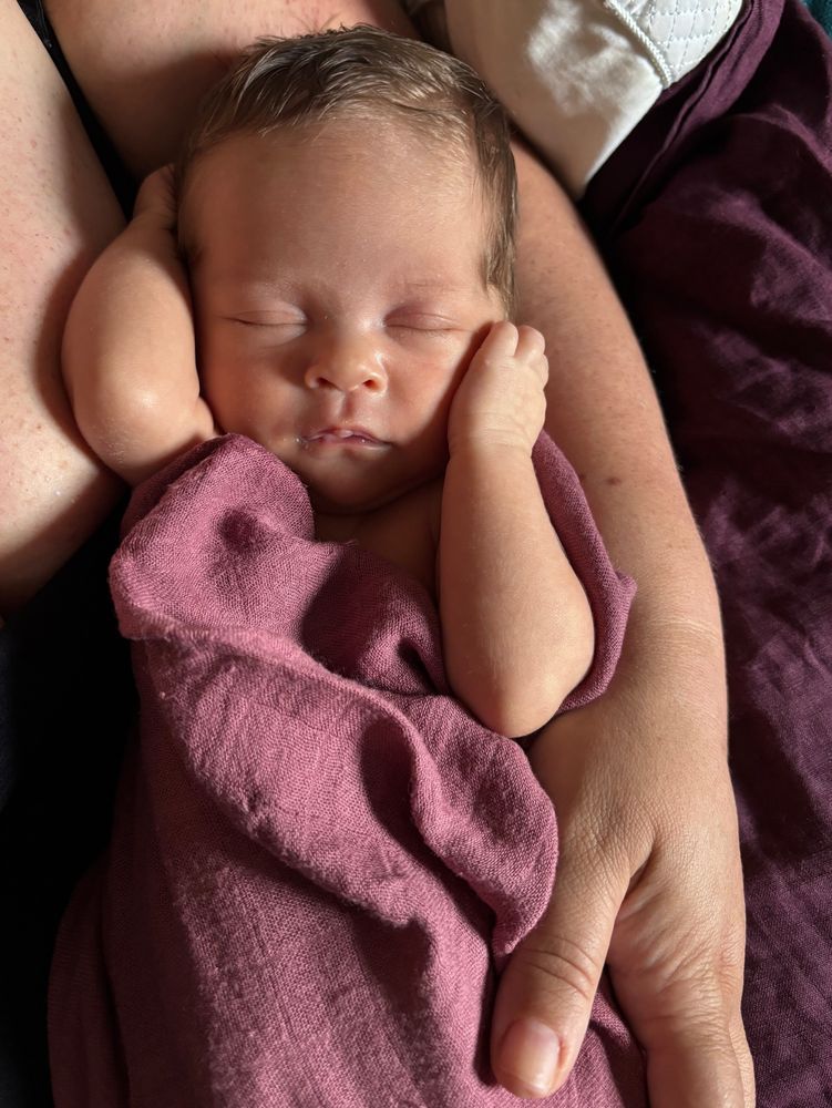 a sleeping baby