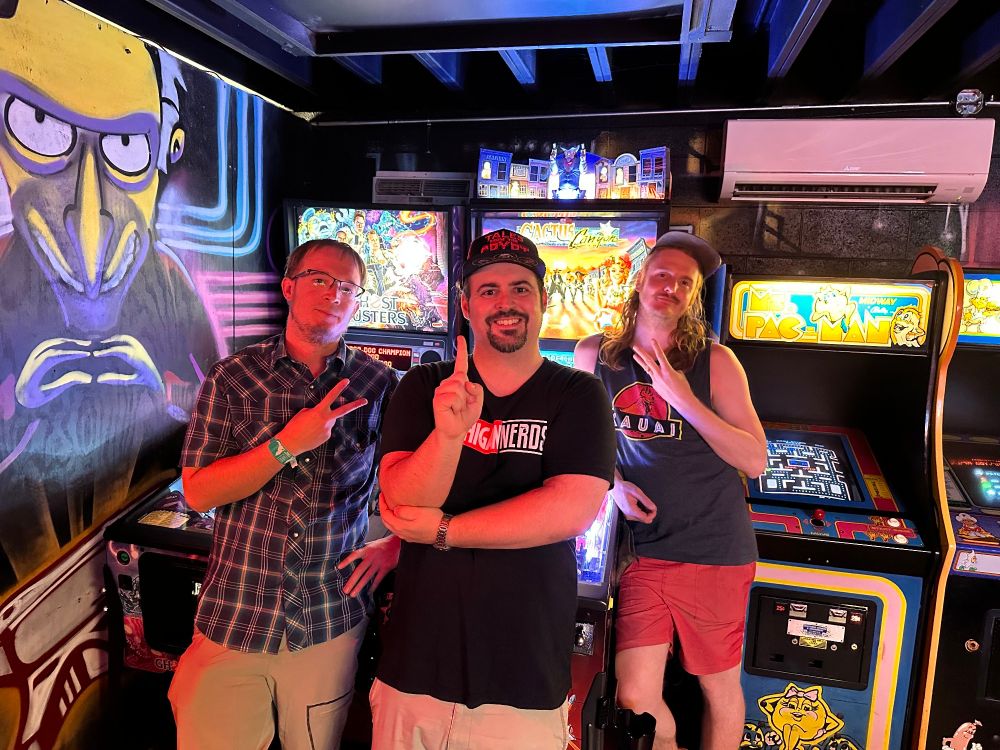 winners from last night's pinball tournament