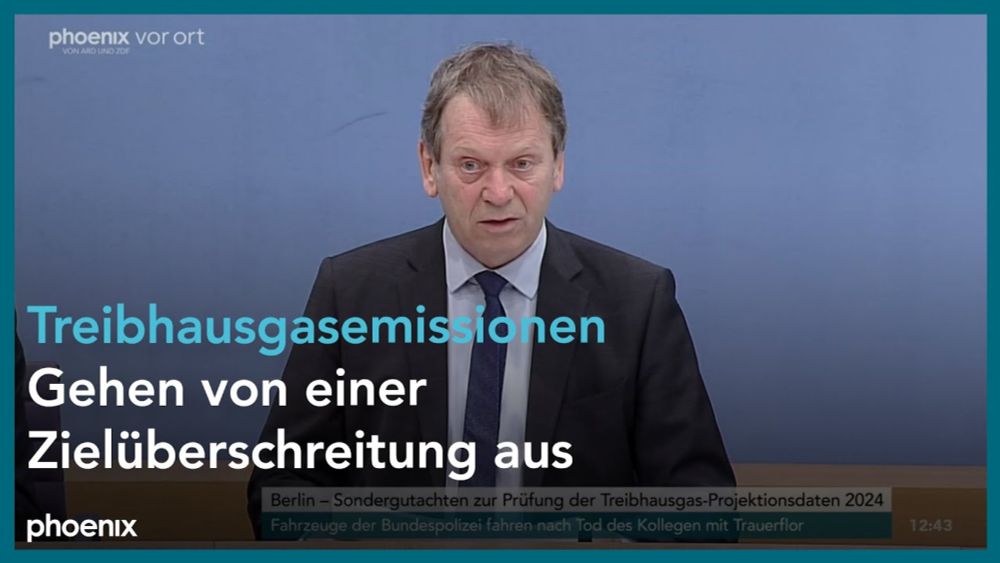 Pressekonferenz zum Sondergutachten zur Prüfung der Treibhausgas-Projektionsdaten 2024 am 03.06.24