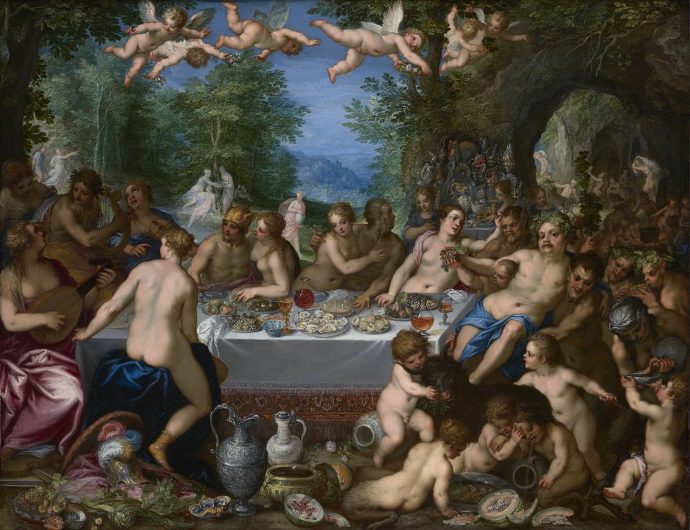 “The Feast of the Gods” by Johann Rottenhammer and Jan Brueghel. 